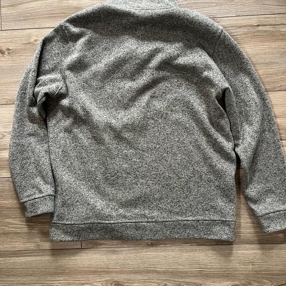 Eddie Bauer Men’s Fleece Snap Mock Pullover Taupe XL - Picture 8 of 8